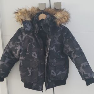 Dkny camo bomber jacket